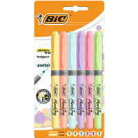 Zakrelacz BIC HIGHLIGHTER GRIP pastelowe kolory opakowanie 6 szt. 992561 BIC