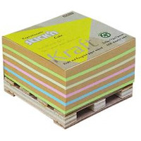 NOTES KOSTKA KRAFT PALETA 76X76MM, 5 KOLORW, 400 KART.( 21817