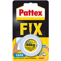 Tama dwustronna Pattex Fix 19mm/1.5m 80kg