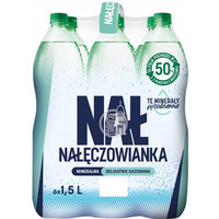 Woda NACZOWIANKA 1,5L (6szt) delikatnie gazowana