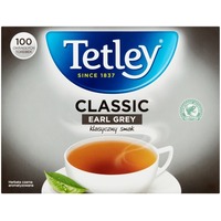 Herbata TETLEY EARL GREY czarna 100 saszetek