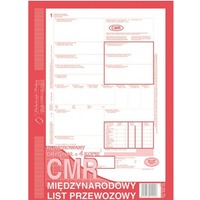 800-2 CMR A4 80kartek 1+4 midzynarodowy list przewozowy MICHALCZYK