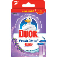 KREK DO WC DUCK DISCS ELOWY 2x36 ml rne zapachy