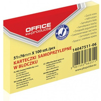 KARTECZKI OFFICE PRODUCTS 51 X 76 MM ÓTE (100)