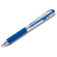 Dugopis PENTEL BK437 z gumowym uchwytem automatyczny niebieski